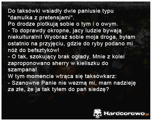 Do taksówki wsiadły dwie paniusie - 1