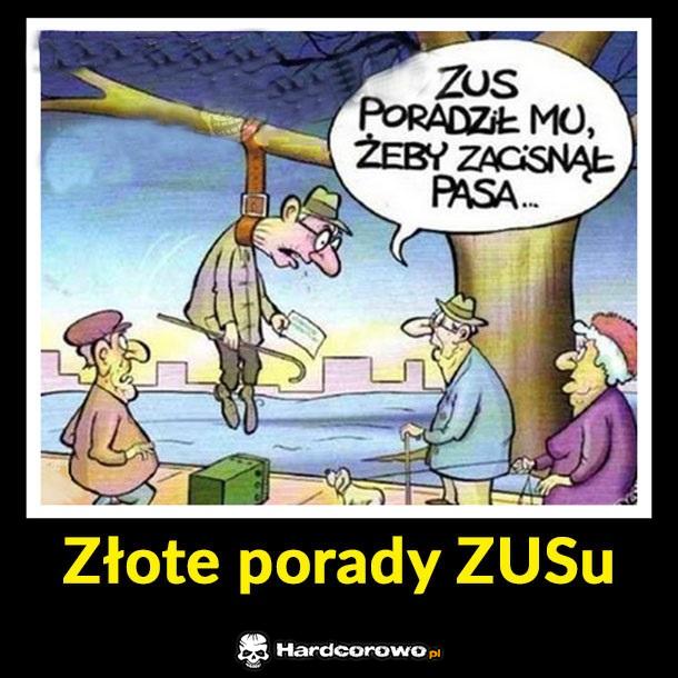 Złote porady ZUSu - 1