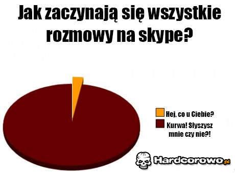 Jak zaczynają się wszystkie rozmowy na skype - 1