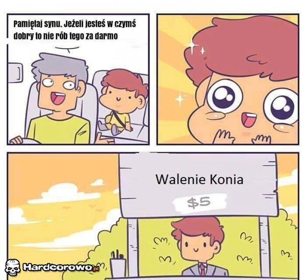 Walenie konia - 1