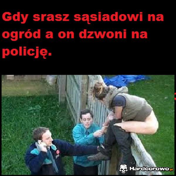 Ogrodowe sranie - 1