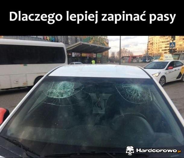 Zapinanie pasów - 1