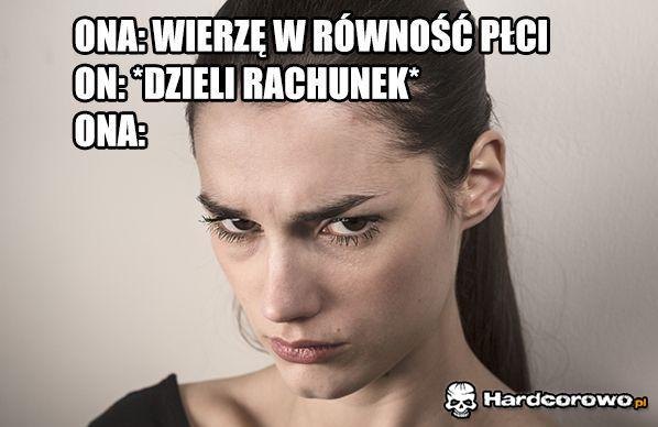 Równość płci  - 1