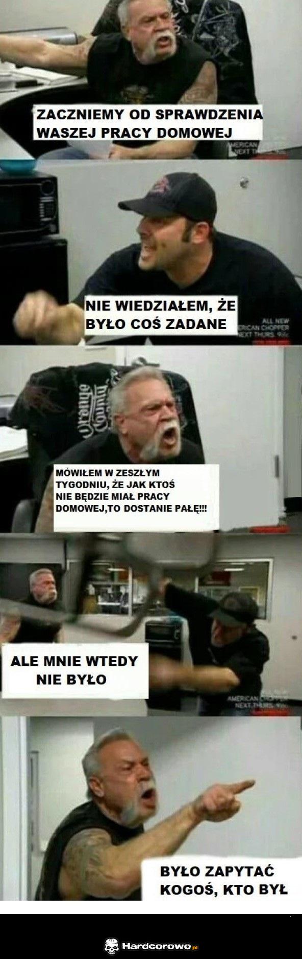 Kiedy nie odrobisz pracy domowej - 1