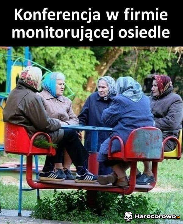 Konferencja w firmie monitorującej osiedle - 1