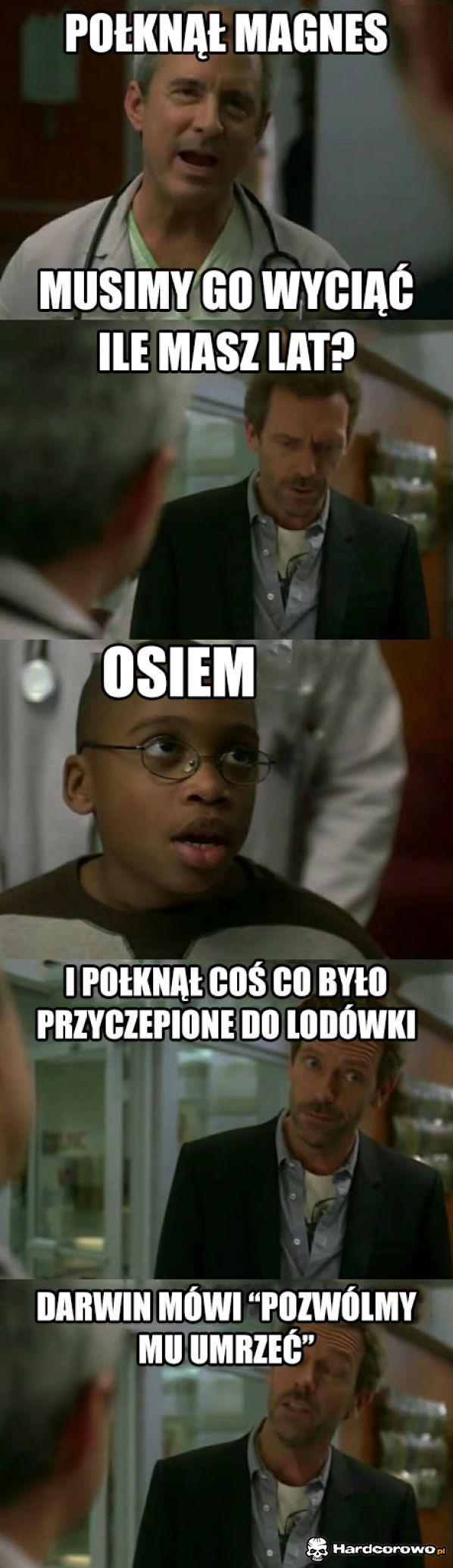 Połknął magnes - 1