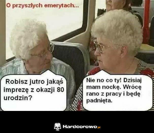 O przyszłych emerytach - 1