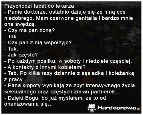 Przychodzi facet do lekarza - 1