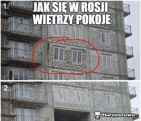 Wietrzenie pokoju - 1