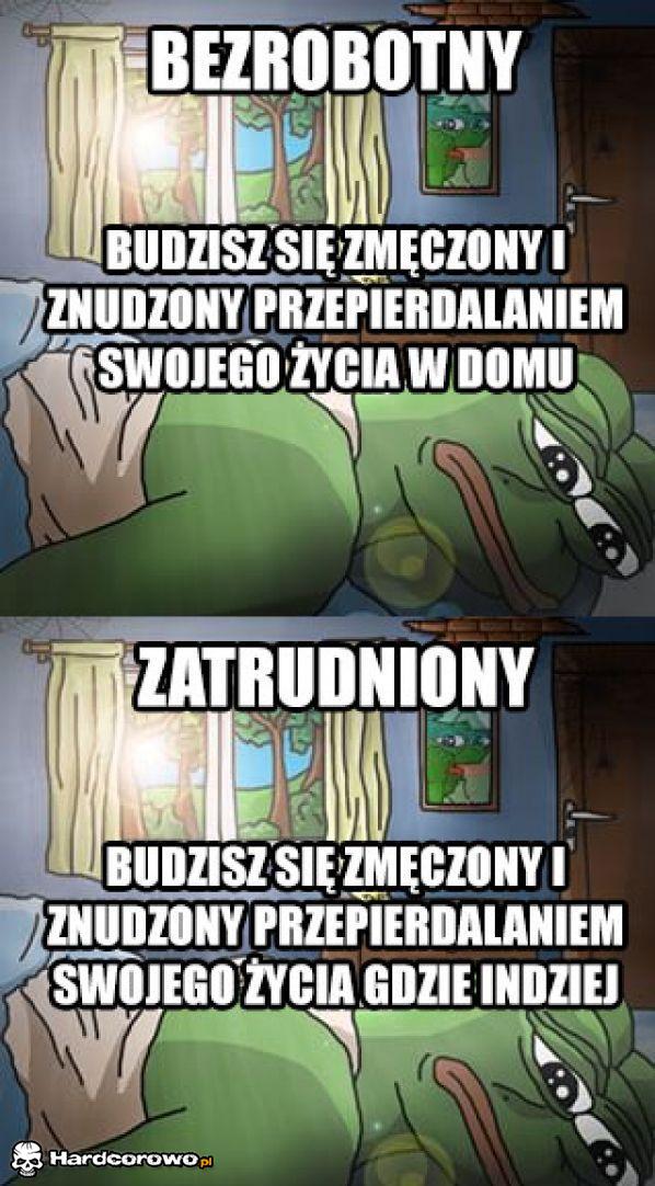 Bezrobotny a zatrudniony - 1