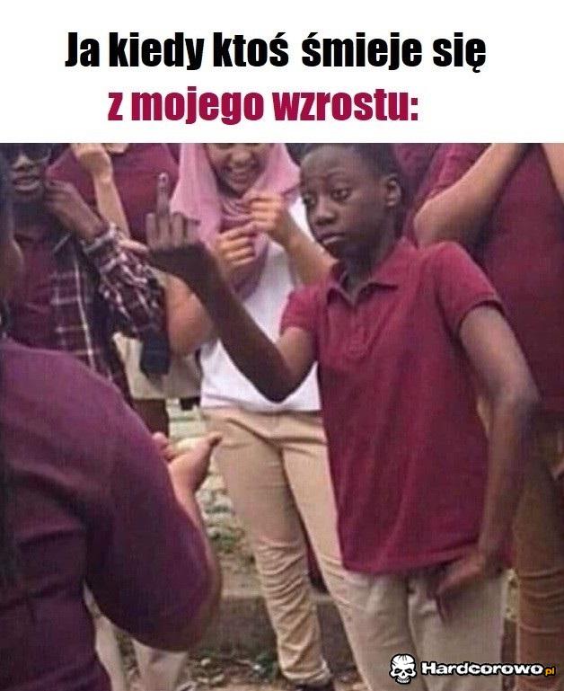 Ja kiedy ktoś śmieje się z mojego wzrostu - 1