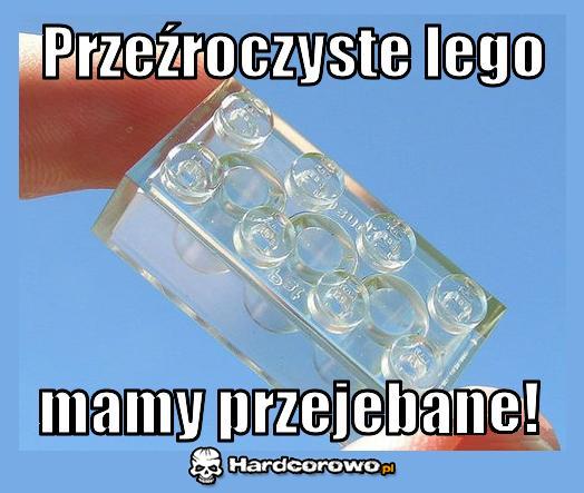 Przeźroczyste lego  - 1