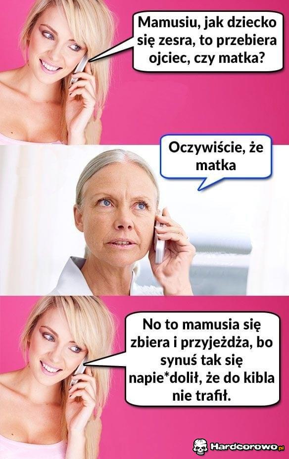 Synowa  do teściowej. - 1
