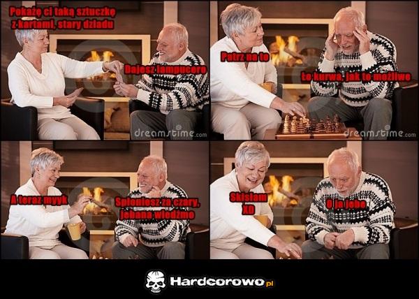 Sztuczka z kartami - 1