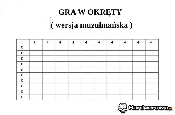 Gra w okręty - 1