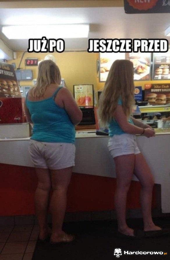 Jedzenie fast foodów - 1