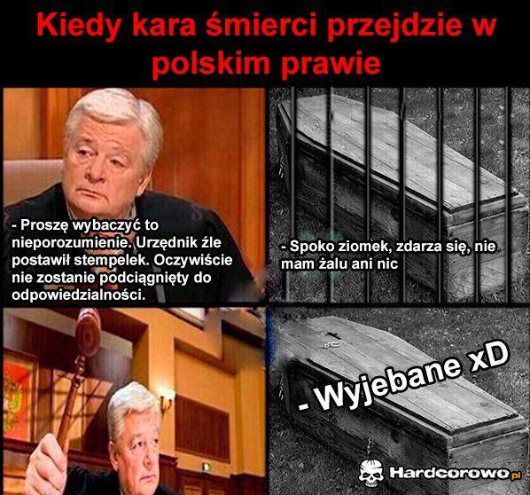 Kiedy kara śmierci przejdzie w Polskim prawie - 1