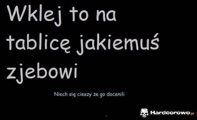 Wstaw to na tablicę - 1