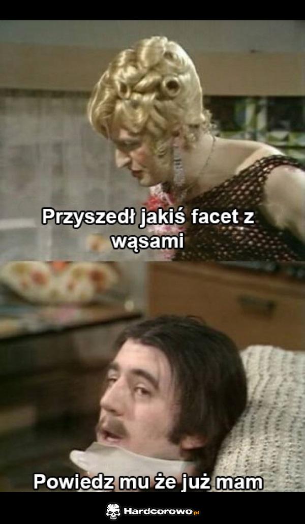 Facet z wąsami - 1