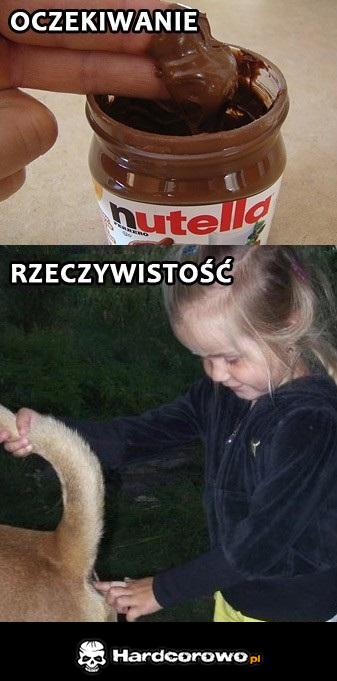 Nutella - oczekiwanie vs rzeczywistość - 1