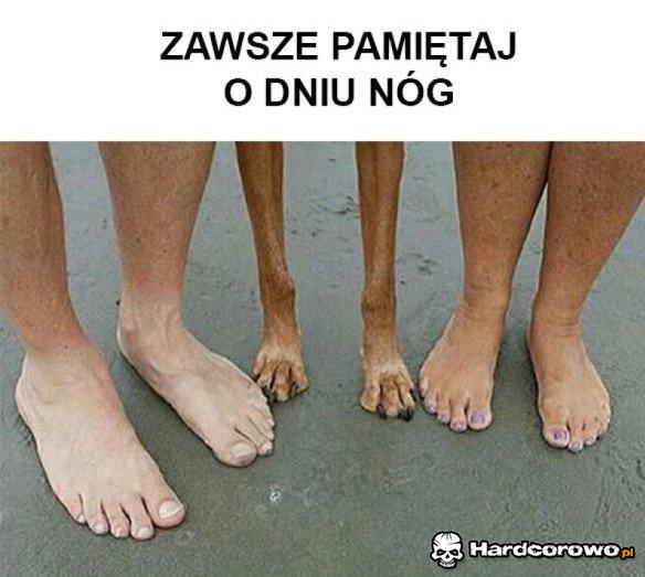 Pamiętaj o dniu nóg - 1