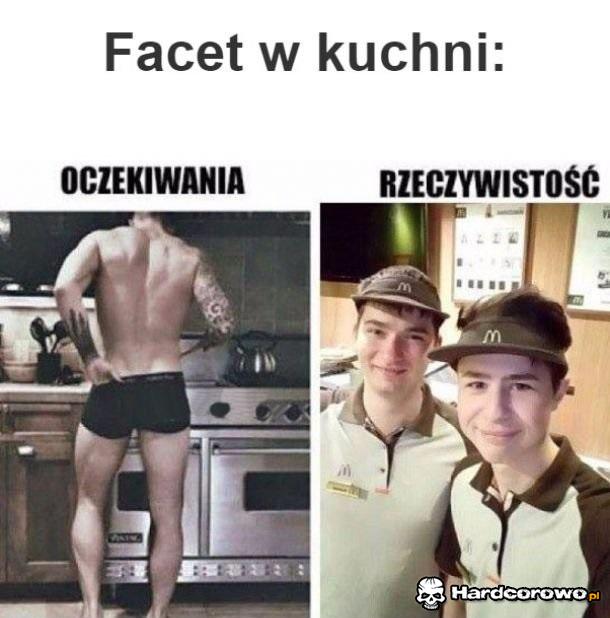 Facet w kuchni - 1
