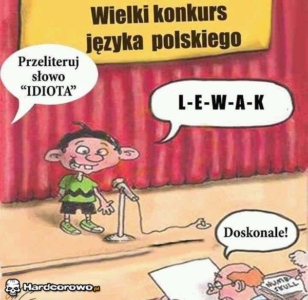 Konkurs języka polskiego - 1