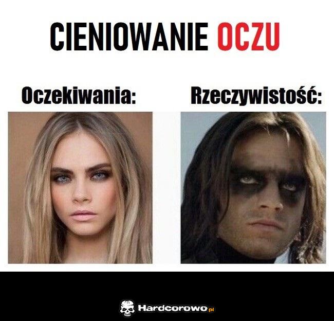 Cieniowanie oczu oczekiwanie vs. rzeczywistość - 1