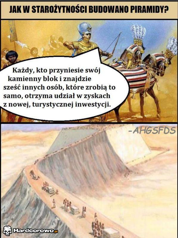 Jak w starożytności budowano piramidy? - 1