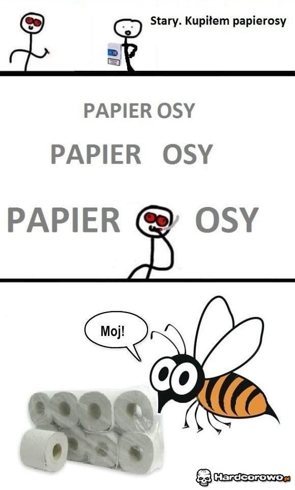 Papier osy - 1
