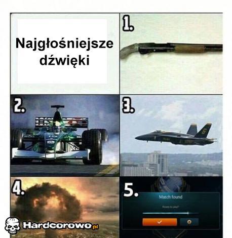 Najgłośniejsze dźwięki  - 1
