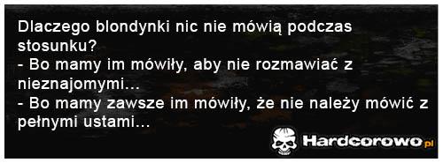 Dlaczego blondynki nic nie mówią podczas stosunku? - 1