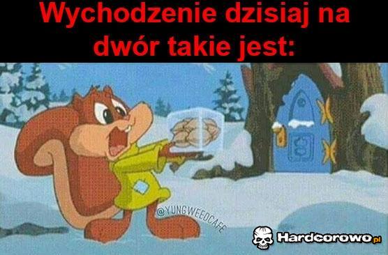 Wychodzenie dzisiaj na dwór - 1