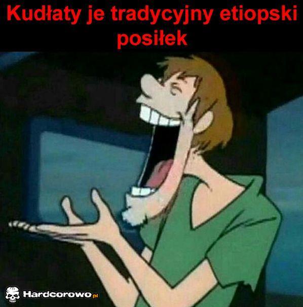 Etiopski posiłek - 1