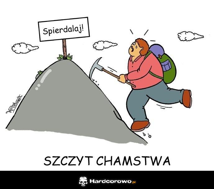 Szczyt chamstwa  - 1