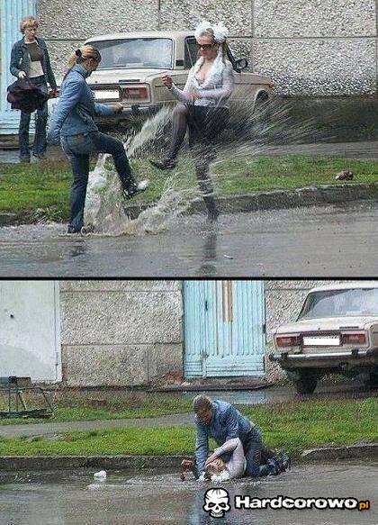 Zabawa w deszczu - 1