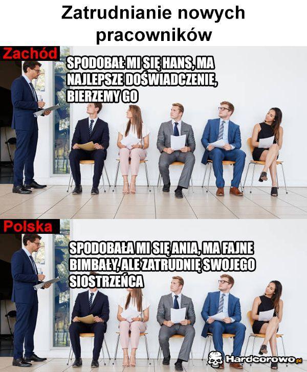 Zatrudnienie nowych pracowników - 1
