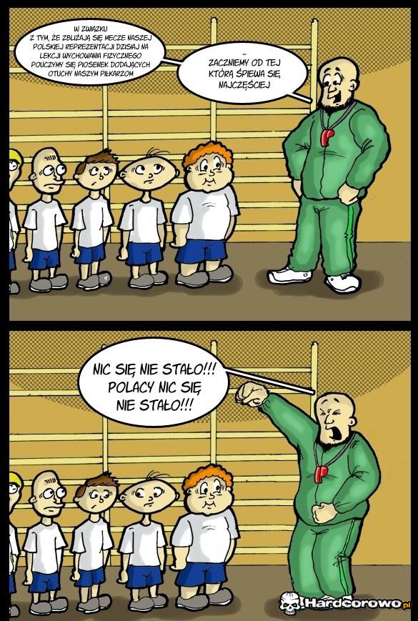 Lekcja wychowania fizycznego  - 1