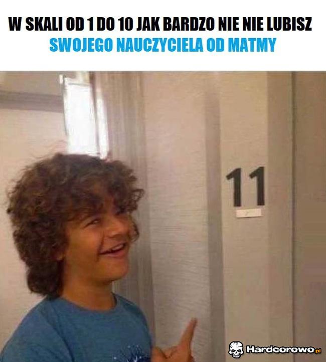 Skala od 1 do 10 - 1