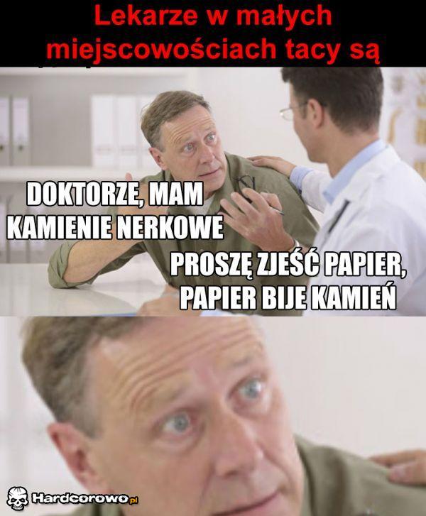 Lekarze w małych miejscowościach  - 1