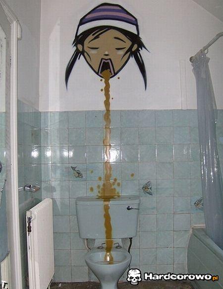 Malowidło w toalecie - 1
