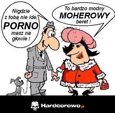 Mocherowy beret - 1