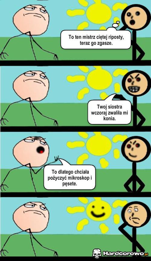 Mistrz ciętej riposty - 1