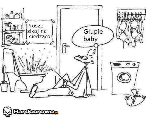 Sikanie na siedząco - 1