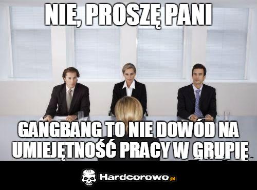 Rozmowa o pracę - 1