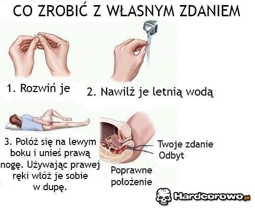 Co zrobić z własnym zdaniem  - 1