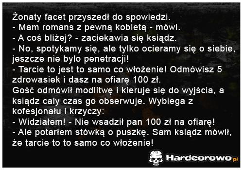 Żonaty facet przyszedł do spowiedzi - 1