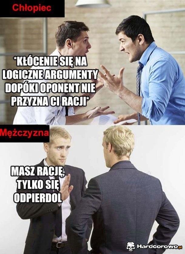 Kłótnia na logiczne argumenty - 1