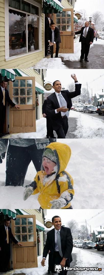 Śnieżny atak Obamy - 1