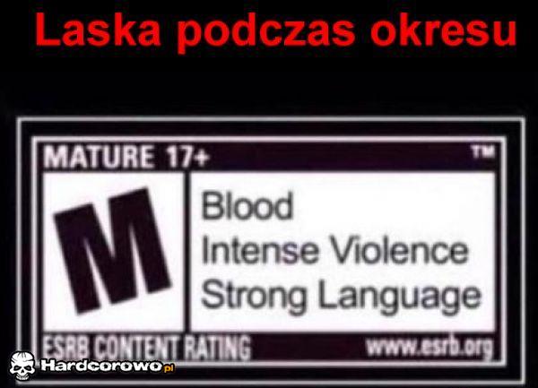 Laska podczas okresu  - 1